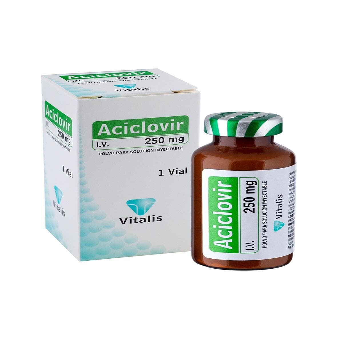 ACICLOVIR ISIO 250 MG, Poudre pour solution injectable