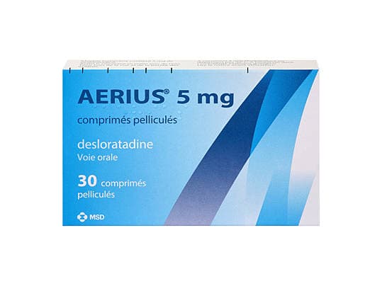 AERIUS 5 MG, Comprimé pelliculé