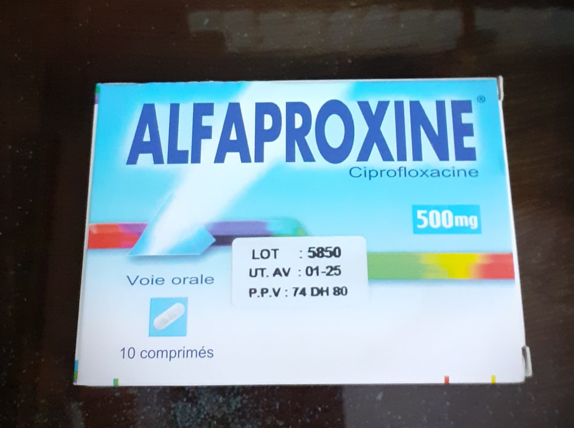 ALFAPROXINE 500 MG, Comprimé pelliculé