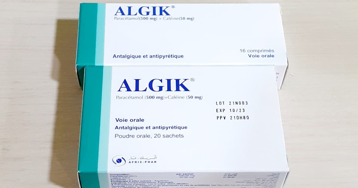 ALGIK 500 MG / 50 MG, Poudre orale en sachet