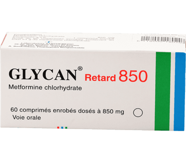 GLYCAN RETARD 850 MG, Comprimé enrobé