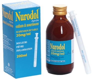NURODOL ENFANT ET NOURISSON 20 MG / ML,  Suspension buvable