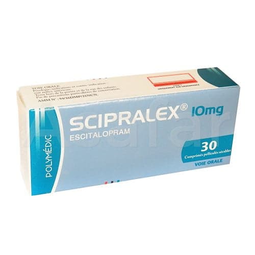 SCIPRALEX 10 MG, Comprimé pelliculé sécable [P]