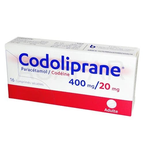 CODOLIPRANE 400 MG / 20 MG, Comprimé